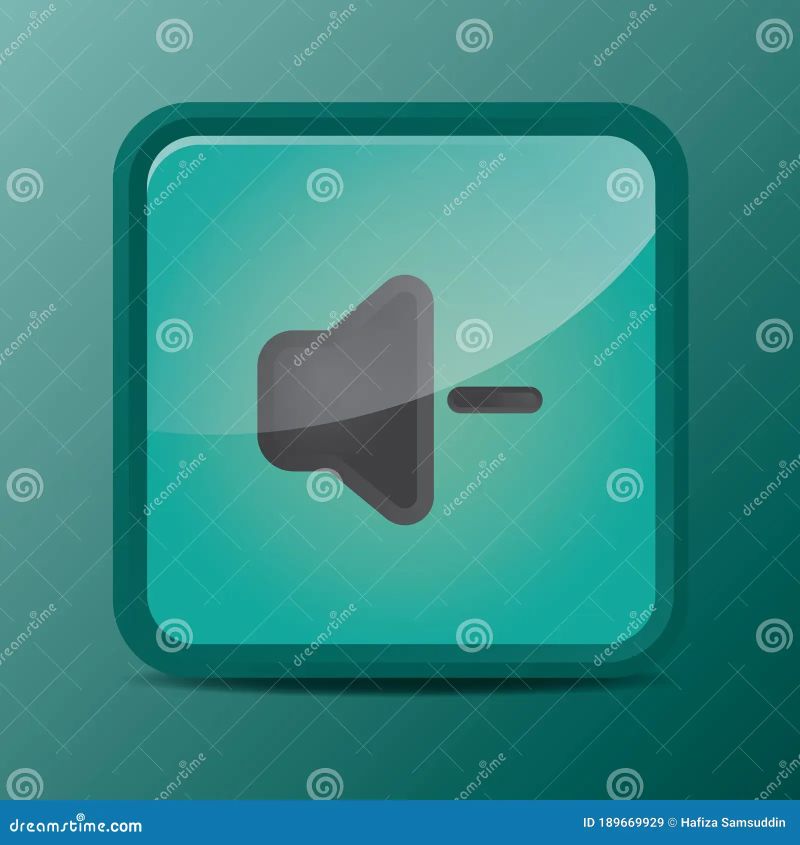 Volume Increase And Decrease Button Vector Illustration Decorative - Download Stunning Geometric Picture | HD