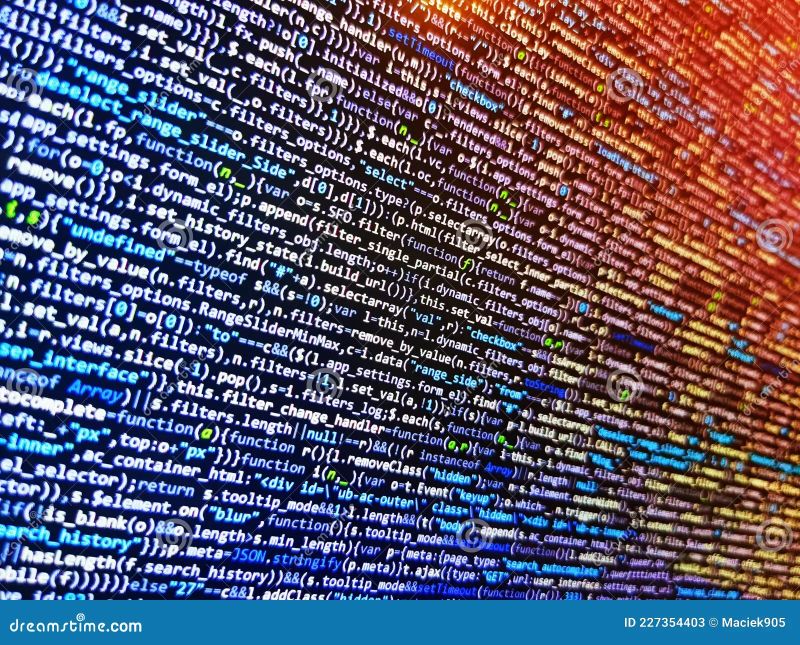 Web Developer Programmer Monitor Screen Display Computer Program - Geometric Image Collection - Full HD Quality