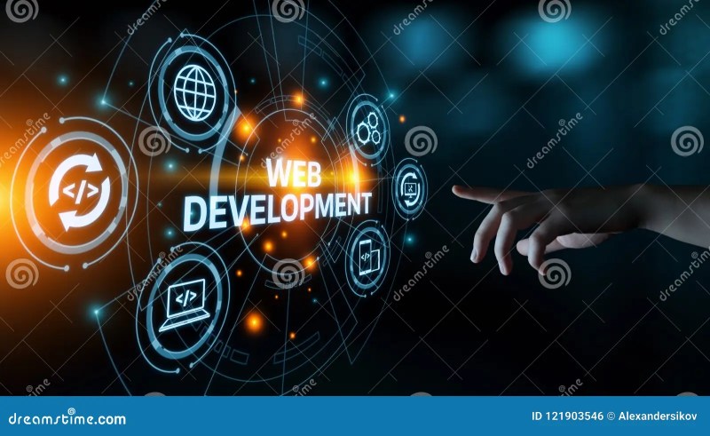 Premium Photo Web Development Coding Programming Internet Technology Business Concept - Best Light Backgrounds in Retina