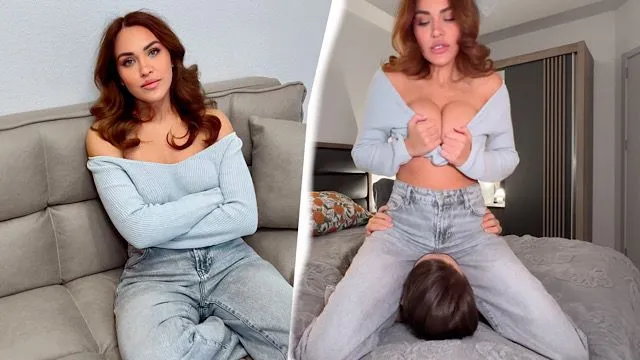 Curvaceous Redhead's Face-Sitting and Oral