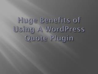 How you can benefit from it: PPT - Free Wordpress Player Plugin PowerPoint Presentation - ID:7394179