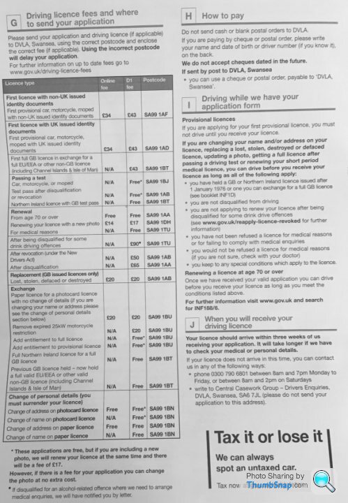 First time dvla application for driver's license form d1 for learner licence are filled to allow the applicant to obtain all provisional license. Looking For Scan Of D1 License Application Form Page 1 General Gassing Pistonheads Uk