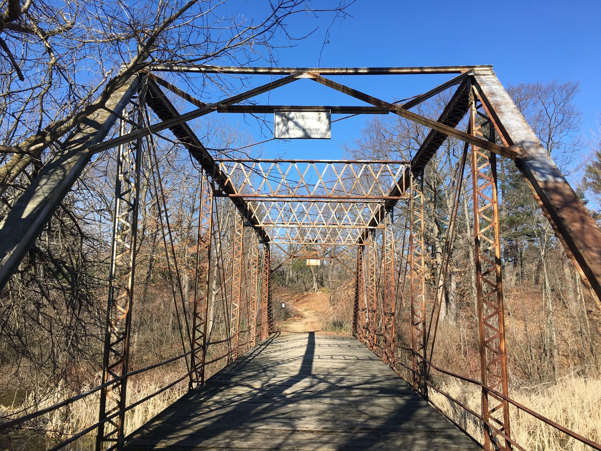 Port Crescent Iron Bridge - Michigan Day Trip