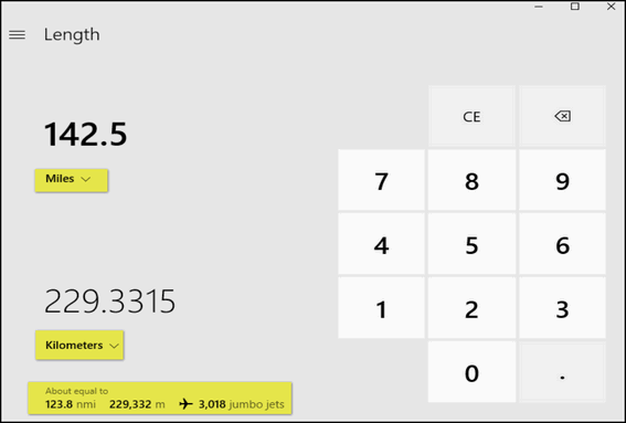 Converters in Windows Calculator - Cloudeight InfoAve