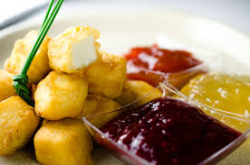 Queso de cabra en tempura 