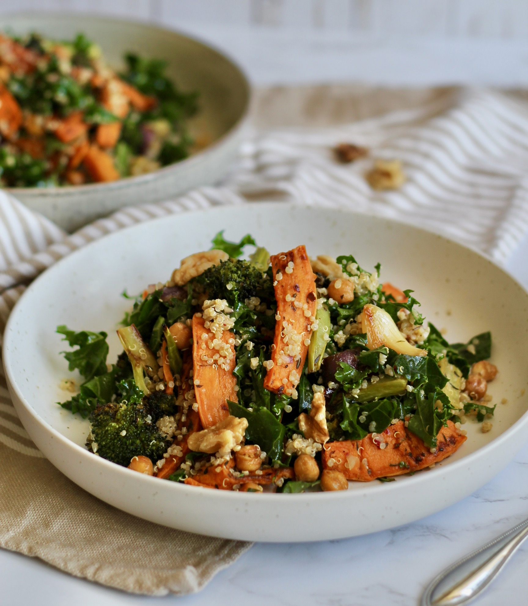 Roasted Veggie Sheet Pan Salad