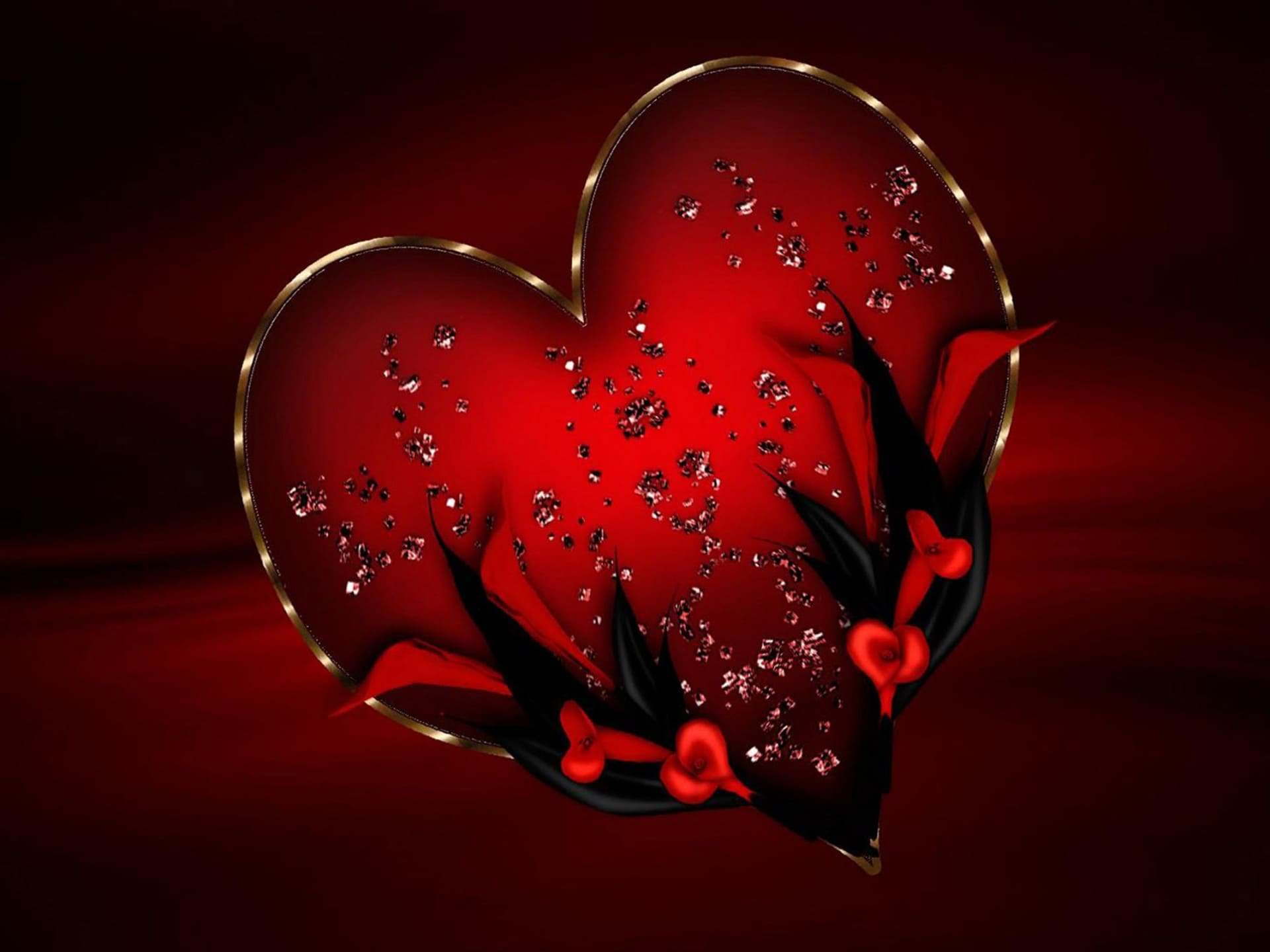 нарисованное сердце на прозрачном фоне