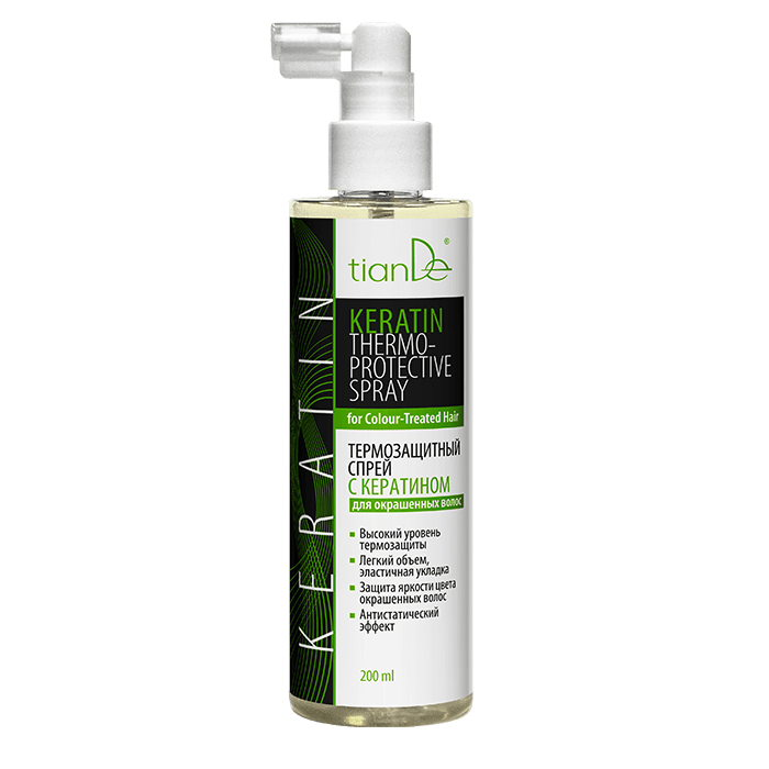 Keratin ThermoProtective Spray for ColourTreated Hair,200ml. 8.5