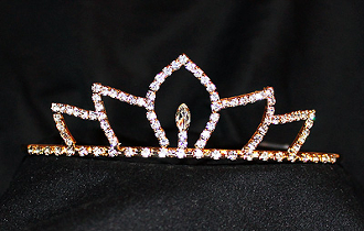 TC09-28544 (Tiara with Side Combs) (Height : 1.25″) – Tiara