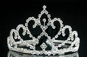 TR304 (Tiara with Side Combs) (Ht. 3.25″) – Tiara Connection