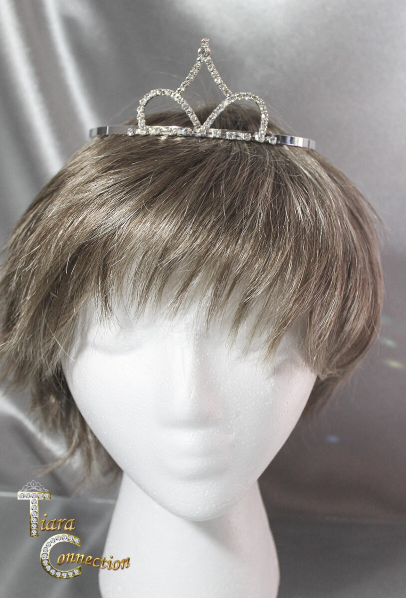 TR8431B (Tiara with Side Combs) (Ht. 2″) – Tiara Connection