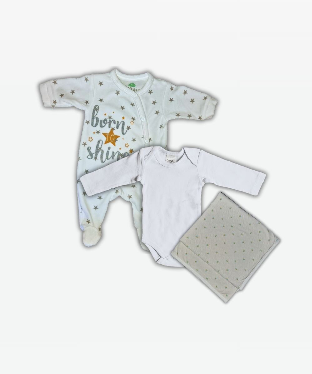 Coffret naissance 3 pièces : Bee Shine