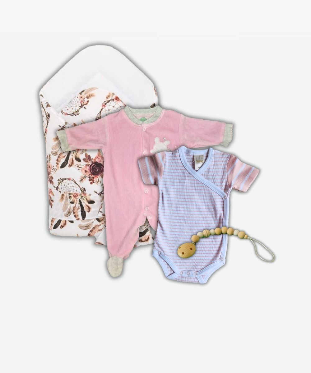 Coffret naissance 4 pièces : Girly