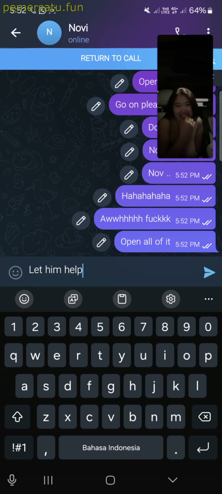 P3 Novi Chindo Ngeprank Tukang Gerobakan Eksib