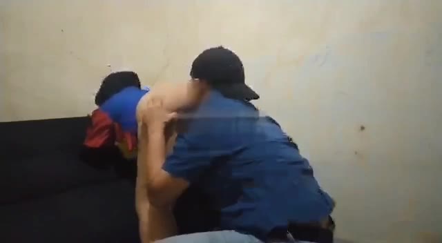 Seragam Sebelum Masuk Shift, Genjot Ayank Dulu, Padahal Udah Pake