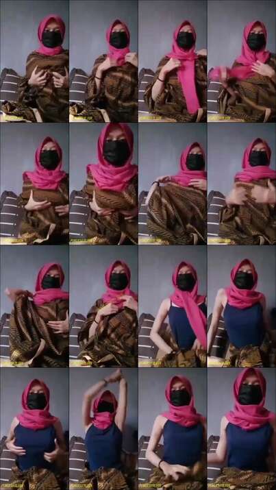 jilbab pakai kain batik lalu seksi