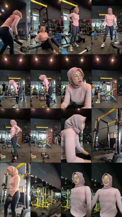 Video Viral Terbaru Hijab Gym 3 PEMERSATUDOTFUN