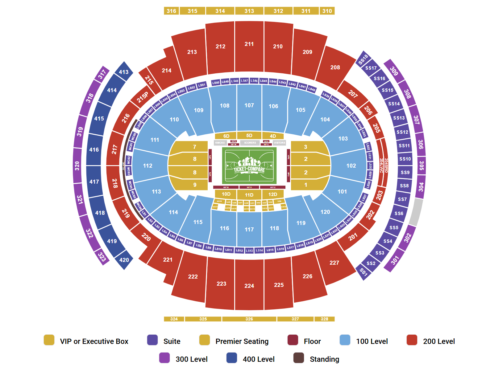Madison Square Garden NY Seating Chart Ticket Compare Com Madison Square Garden Ny Seating Chart.webp