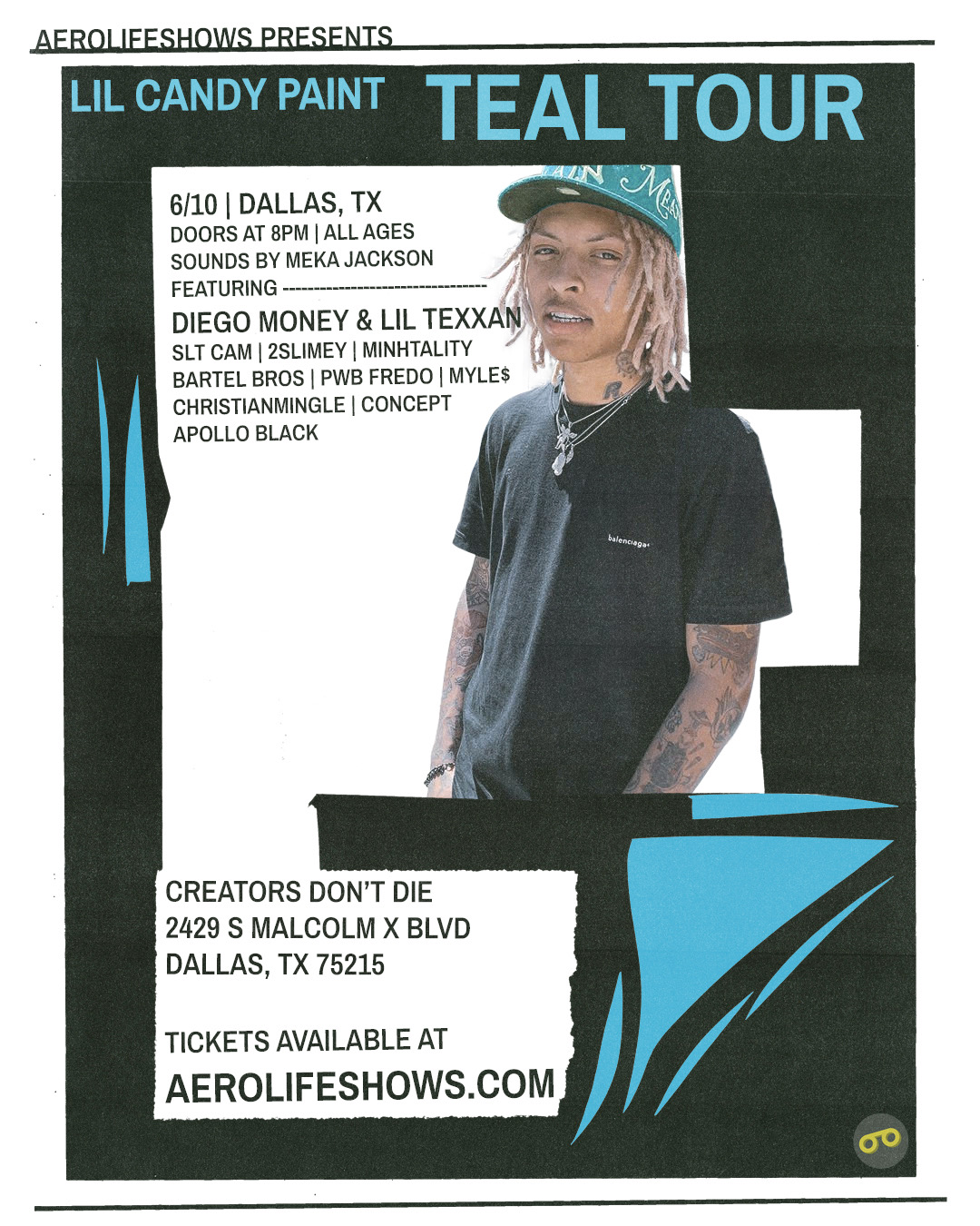 JUNE 10th: Lil Candy Paint live in Dallas, TX with Lil Texxan & Diego Money