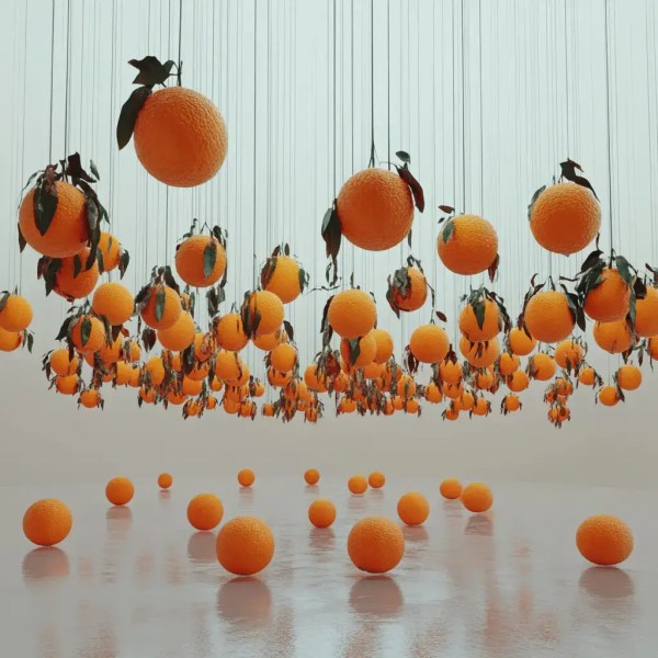 Oranges en suspension