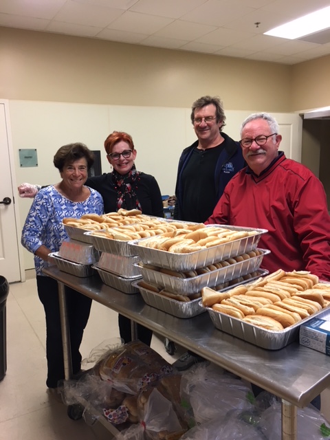 Kitchen Crew Preparing refreshments