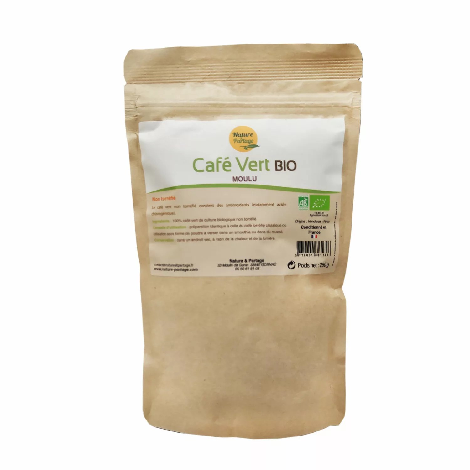 café verde ecológico