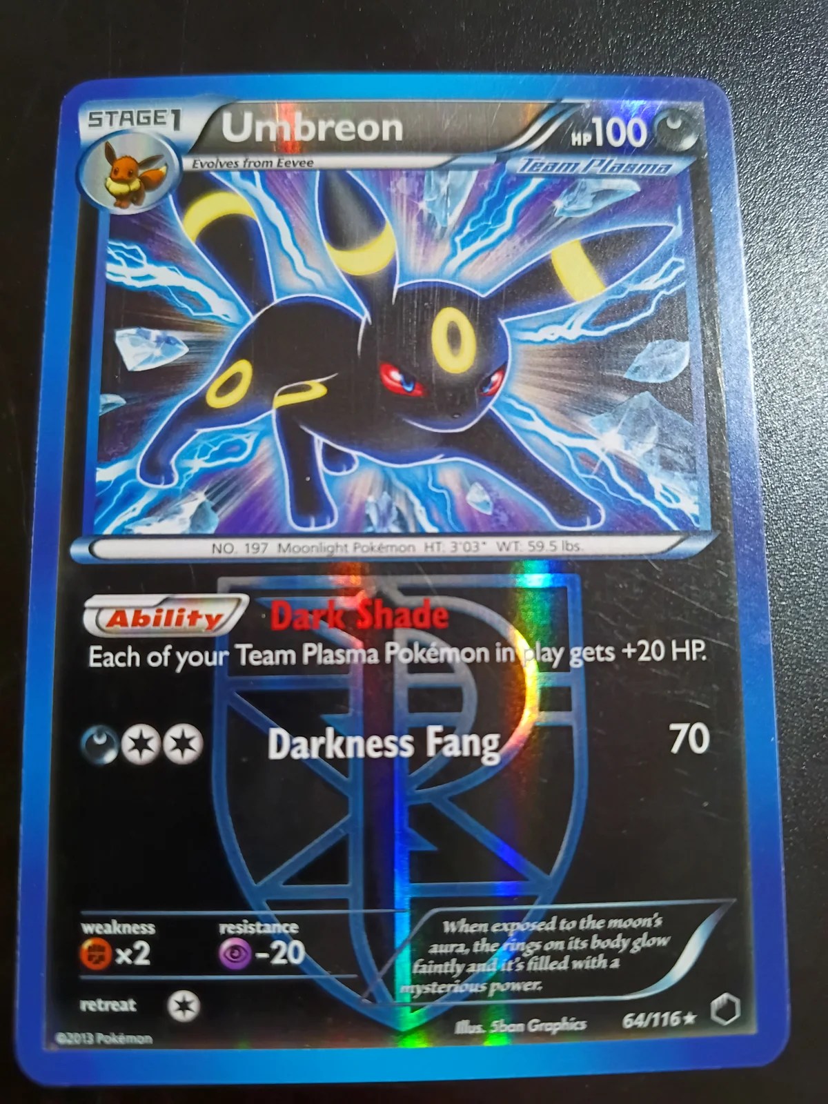 Umbreon (Team Plasma) 64 [RH] [LP] - Plasma Freeze - foto 1