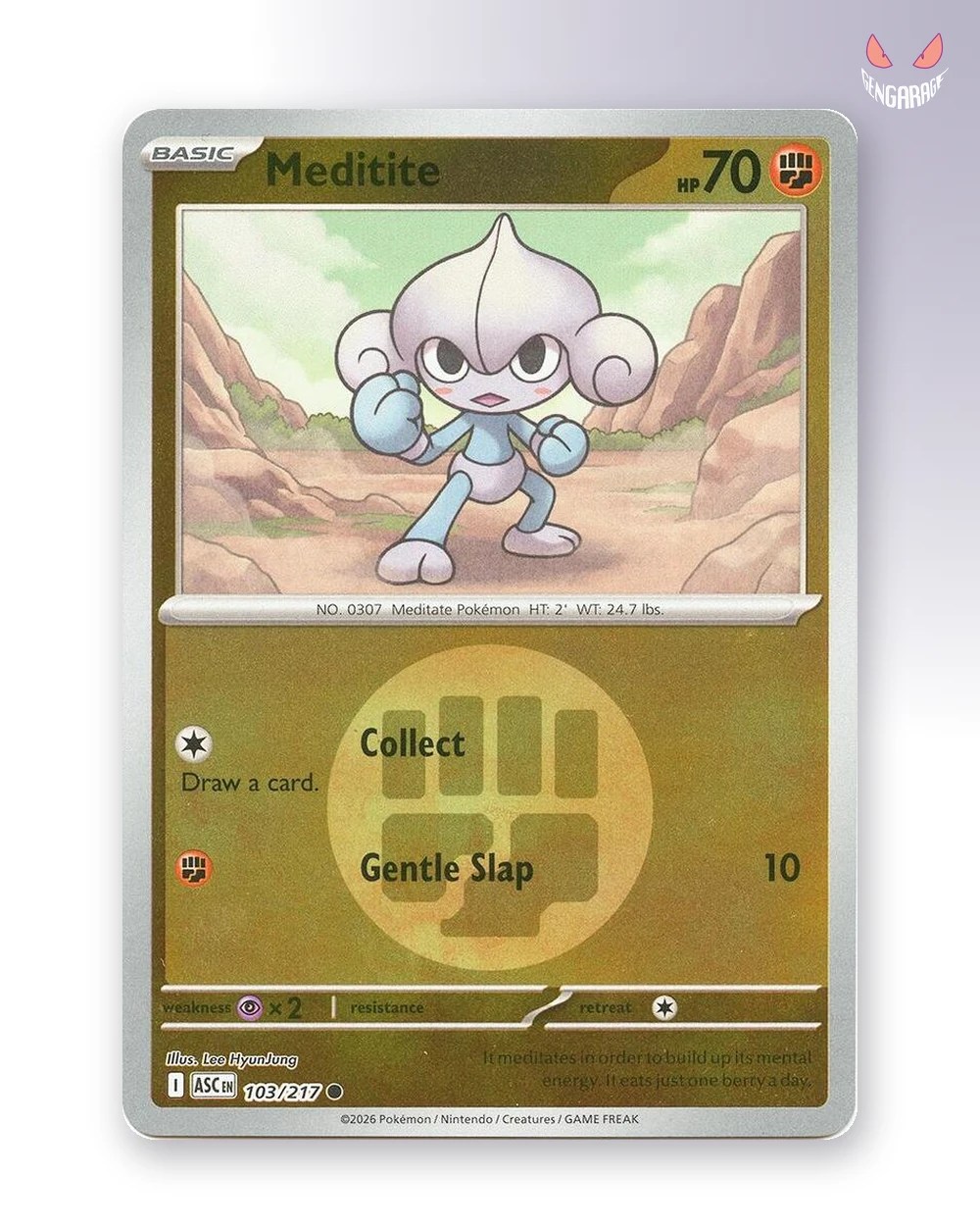 Meditite 103 [Energy] [NM] - Ascended Heroes