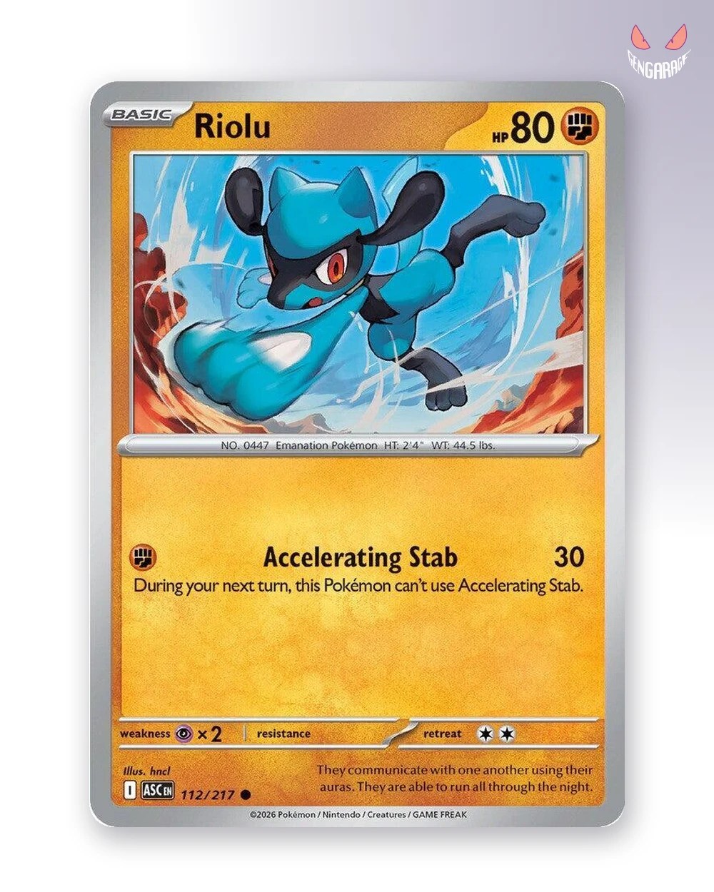 Riolu 112 [NM] - Ascended Heroes