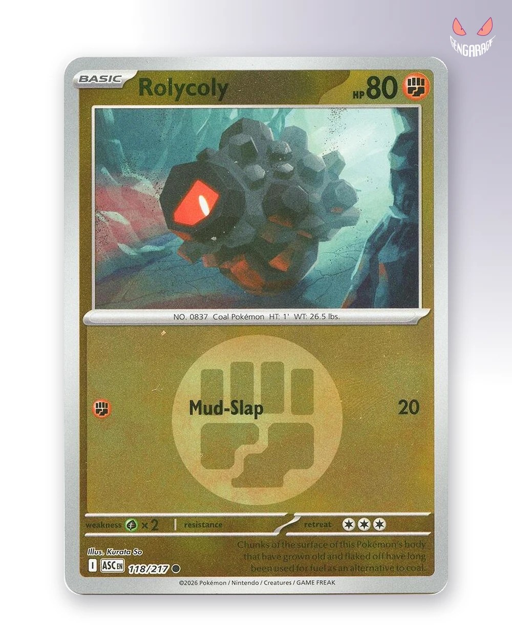 Rolycoly 118 [Energy] [NM] - Ascended Heroes