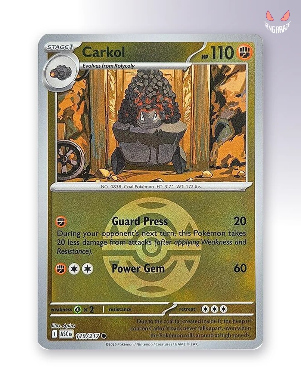 Carkol 119 [Dusk Ball] [NM] - Ascended Heroes