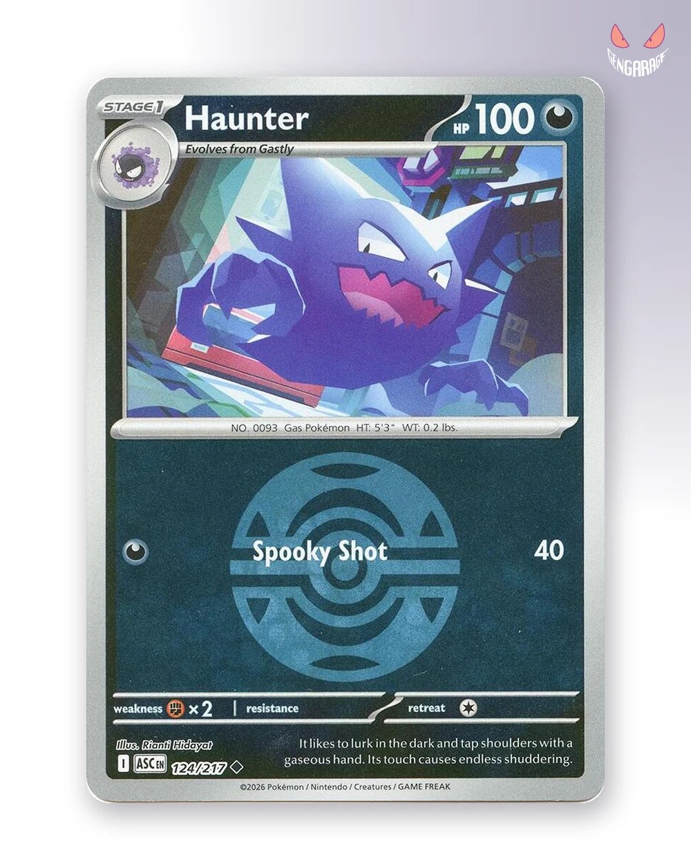 Haunter  124 [Dusk Ball] [NM] - Ascended Heroes
