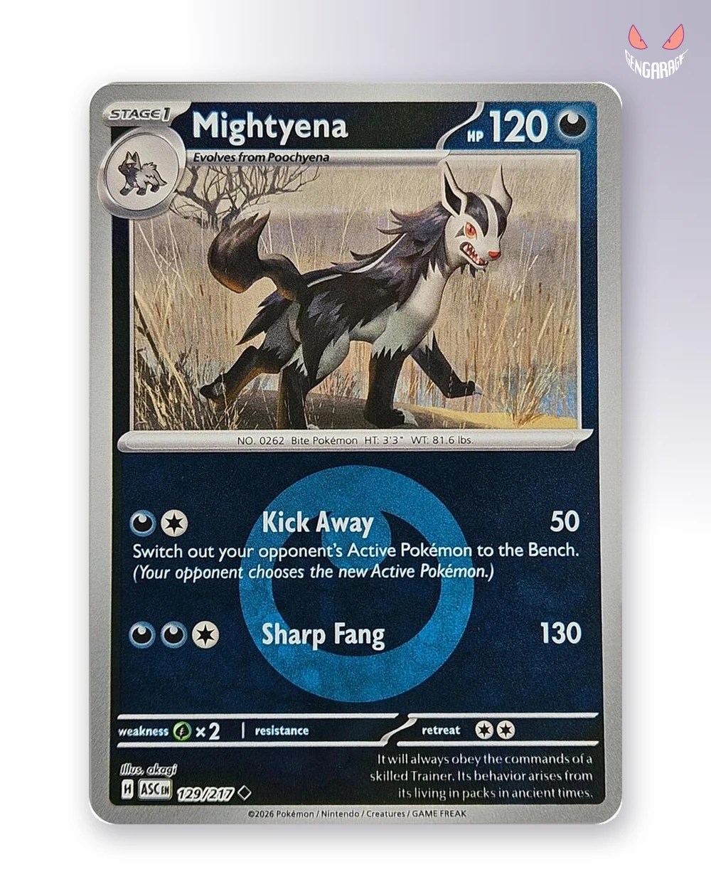 Mightyena 129 [Energy] [NM] - Ascended Heroes