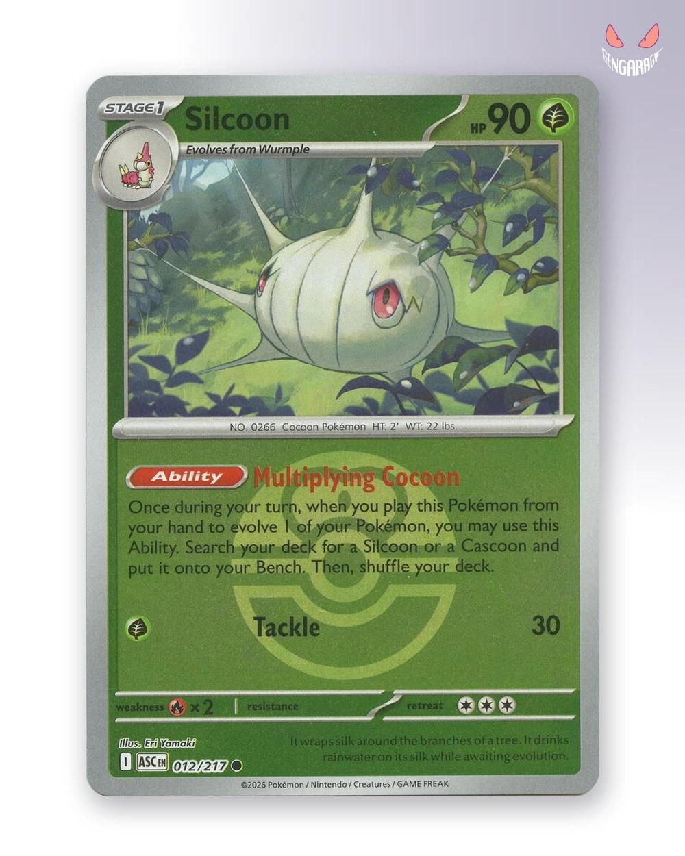 Silcoon 12 [Love Ball] [NM] - Ascended Heroes