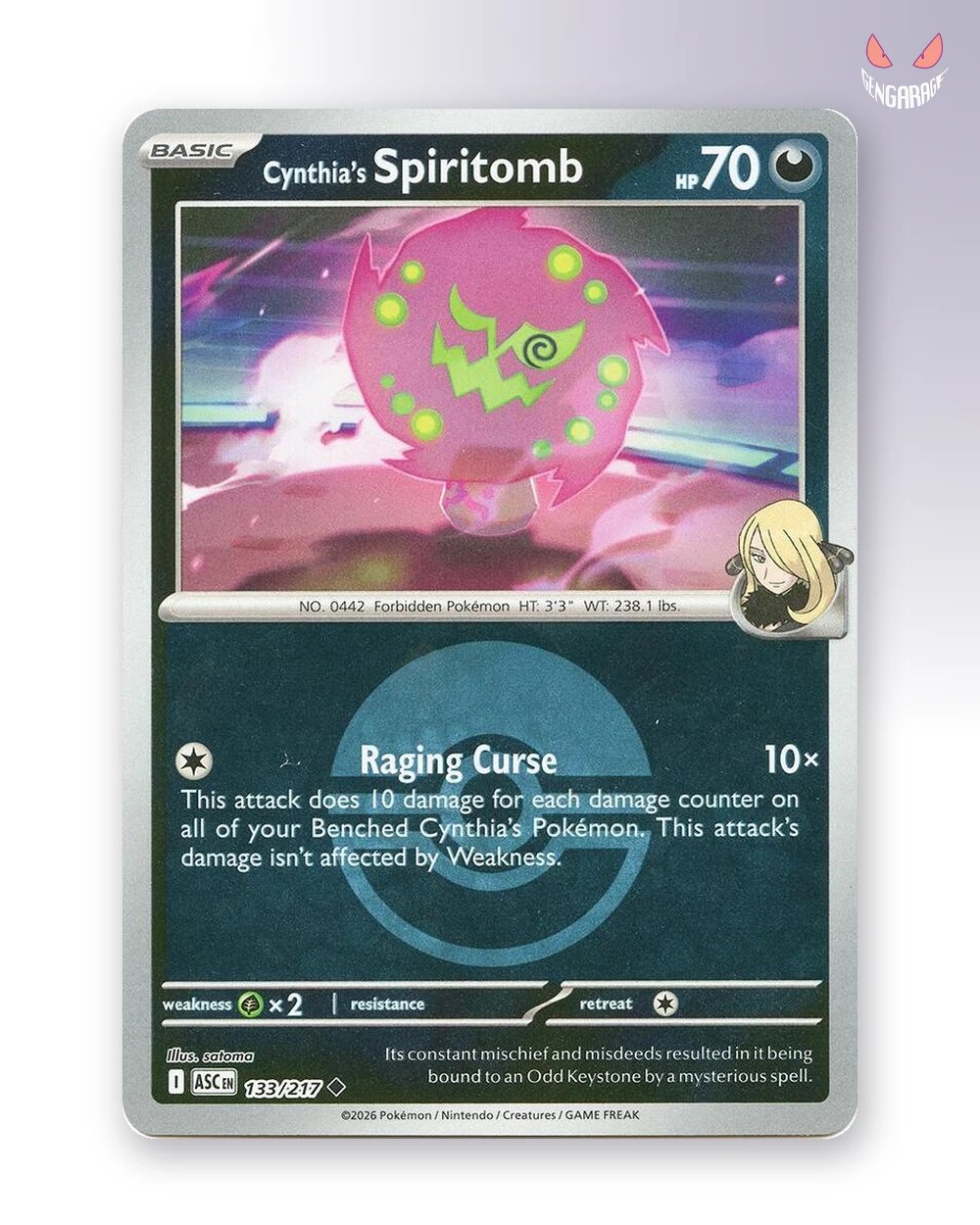 Cynthia's Spiritomb  133 [Pokeball] [NM] - Ascended Heroes