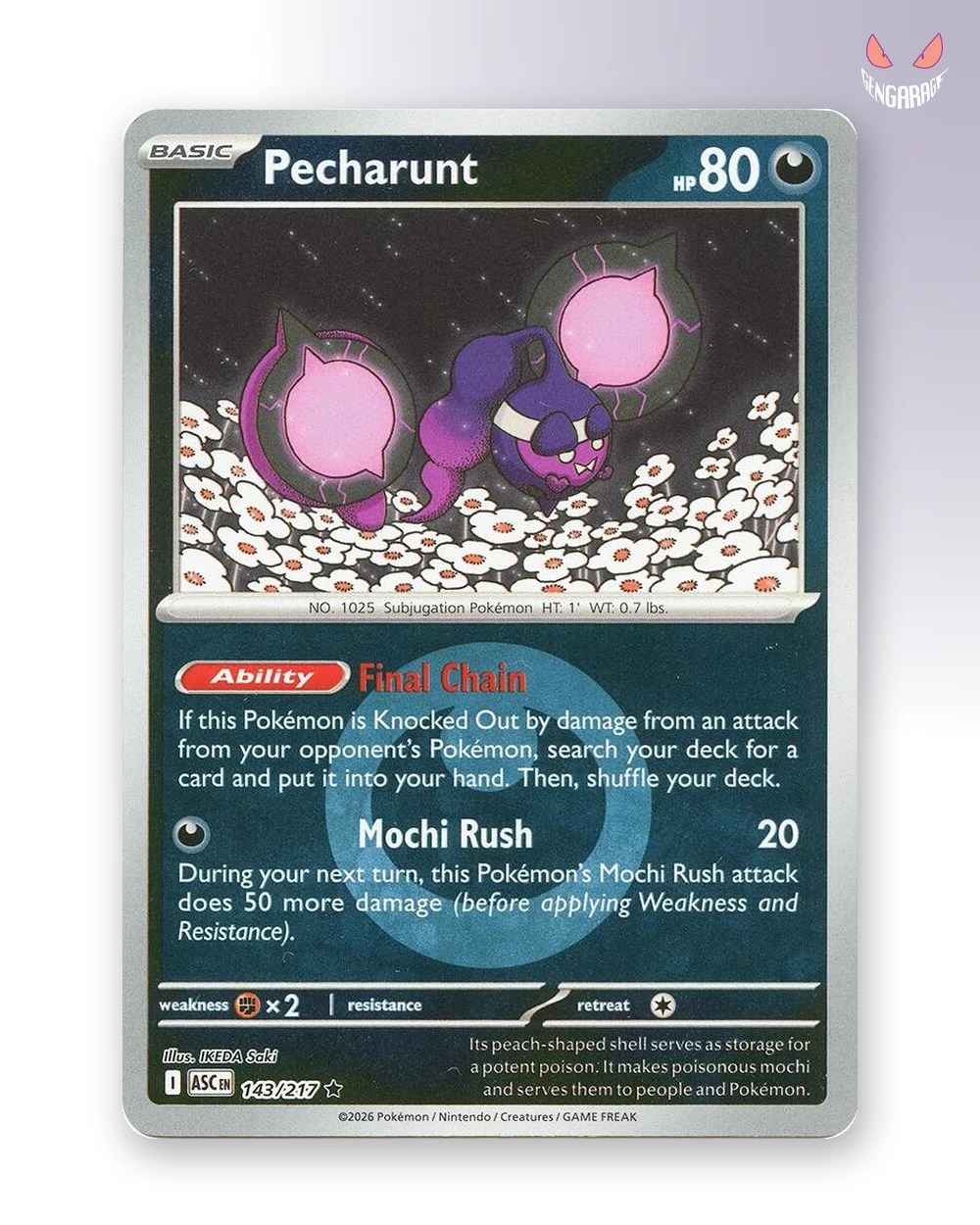 Pecharunt 143 [Energy] [NM] - Ascended Heroes
