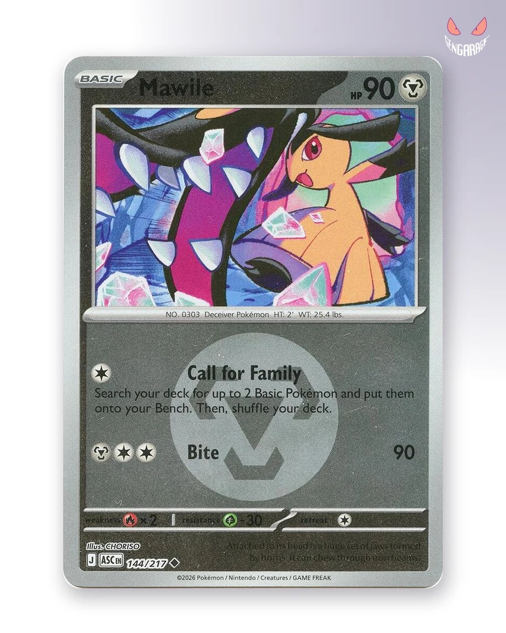 Mawile 144 [Energy] [NM] - Ascended Heroes