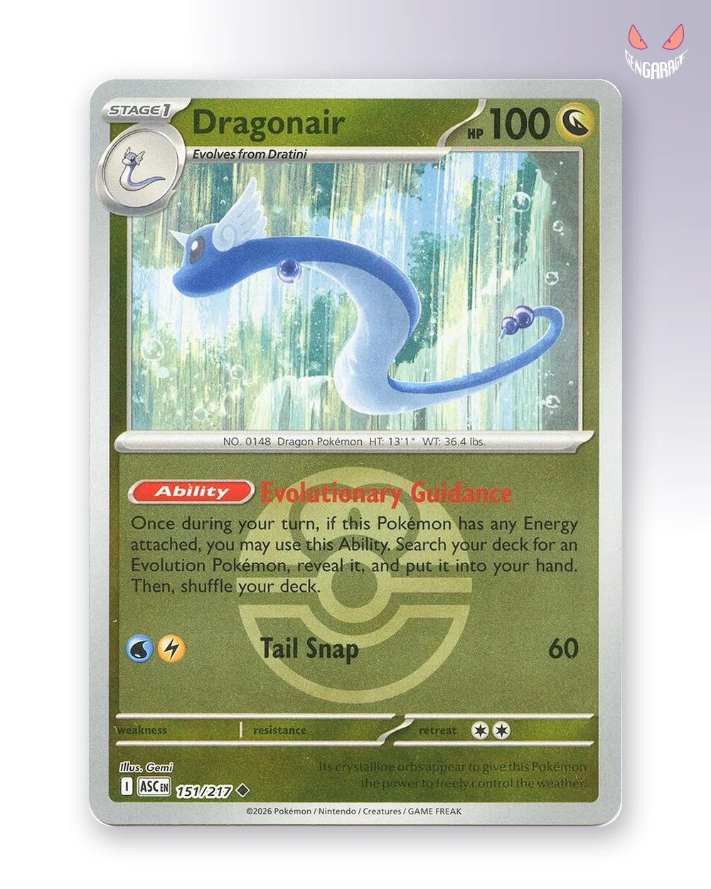 Dragonair 151 [Love Ball] [NM] - Ascended Heroes