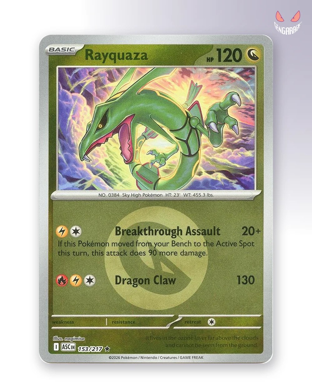 Rayquaza  153 [Energy] [NM] - Ascended Heroes