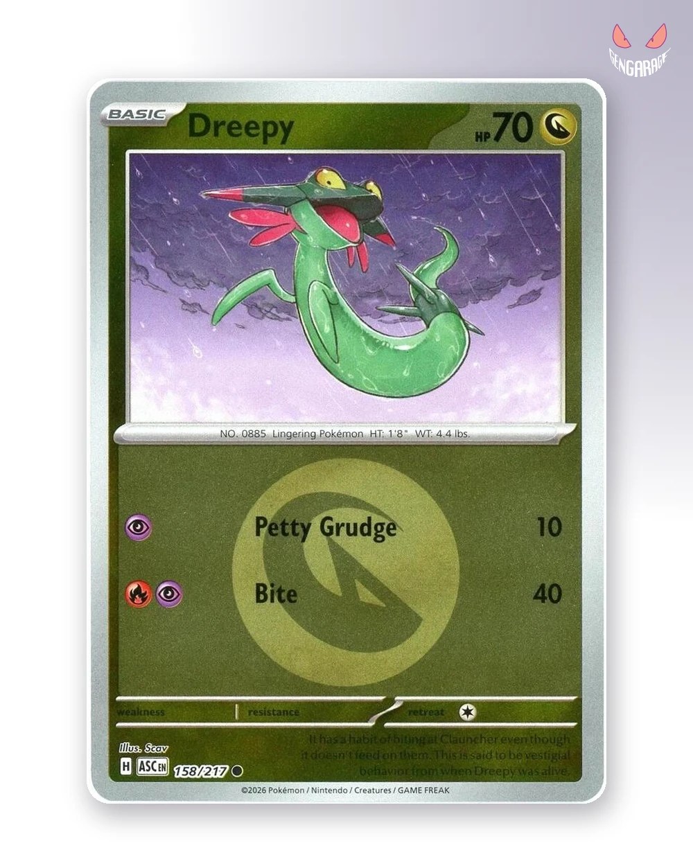 Dreepy 158 [Energy] [NM] - Ascended Heroes