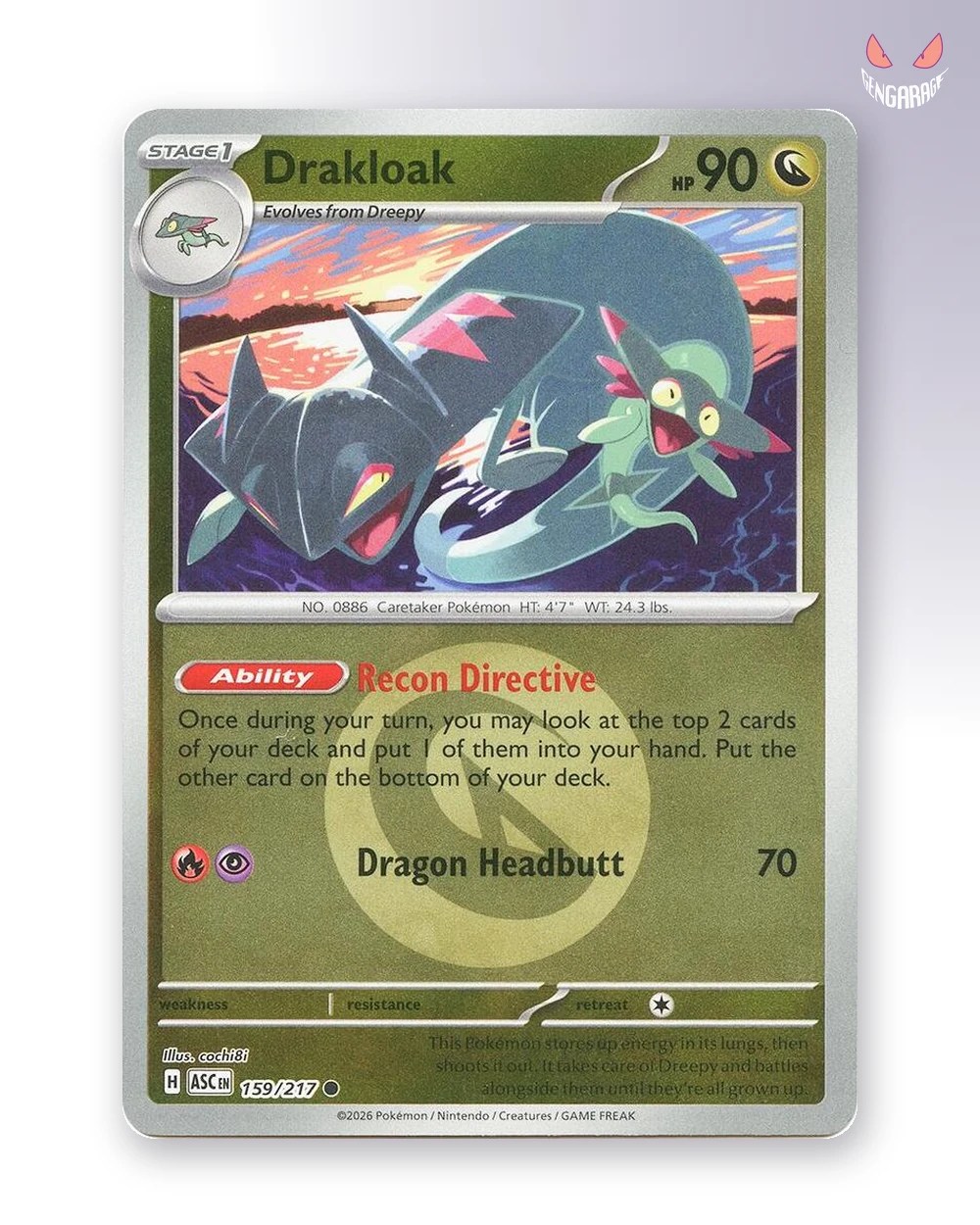 Drakloak 159 [Energy] [NM] - Ascended Heroes