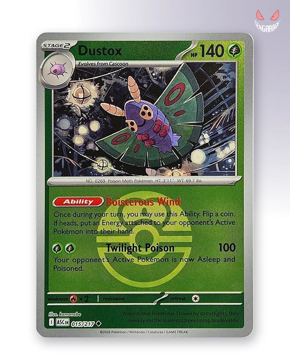 Dustox 15 [Love Ball] [NM] - Ascended Heroes