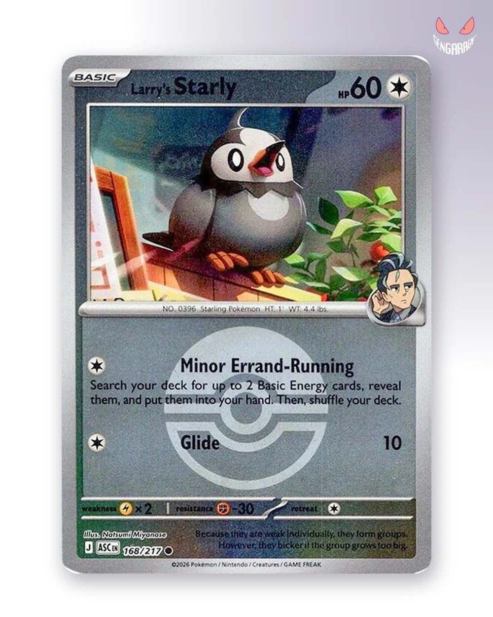Larry's Starly 168 [Pokeball] [NM] - Ascended Heroes