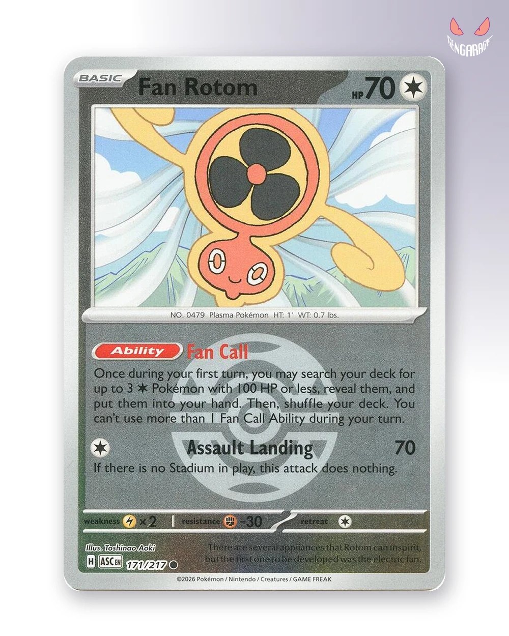 Fan Rotom 171 [Dusk Ball] [NM] - Ascended Heroes