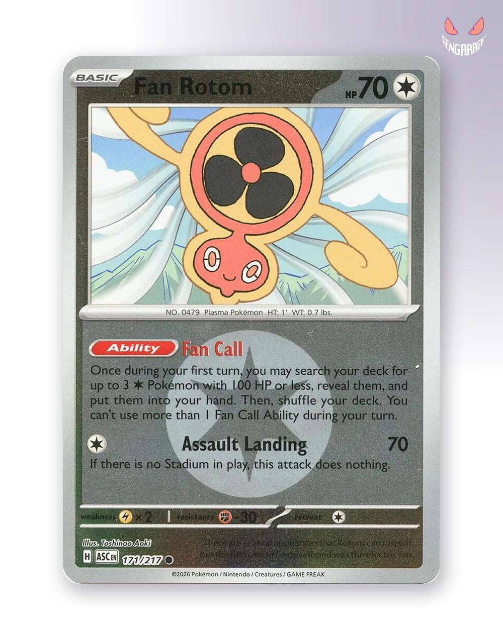 Fan Rotom 171 [Energy] [NM] - Ascended Heroes