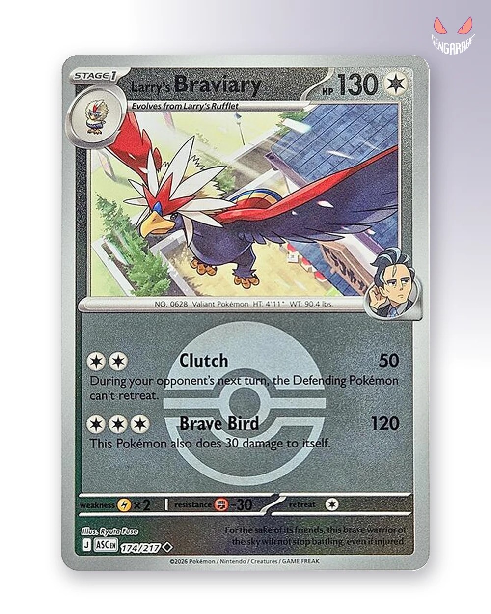 Larry's Braviary  174 [Pokeball] [NM] - Ascended Heroes