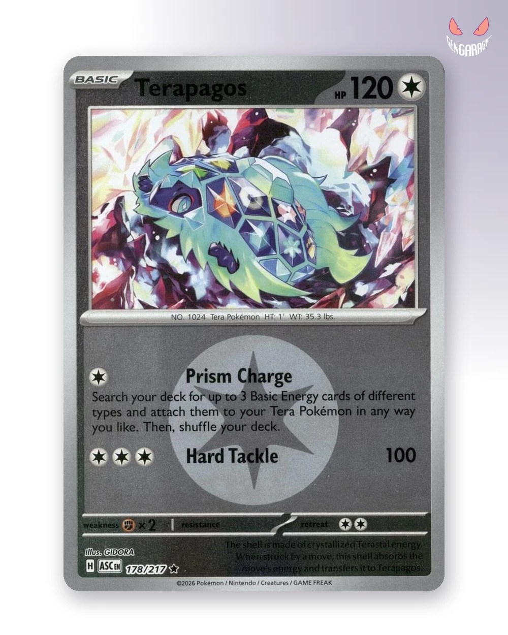 Terapagos  178 [Energy] [NM] - Ascended Heroes