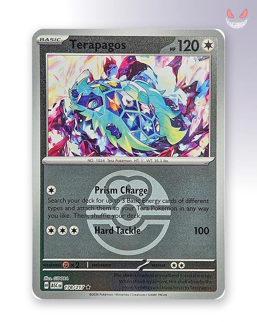 Terapagos  178 [Love Ball] [NM] - Ascended Heroes