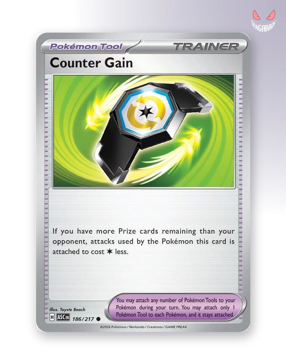 Counter Gain 186 [NM] - Ascended Heroes