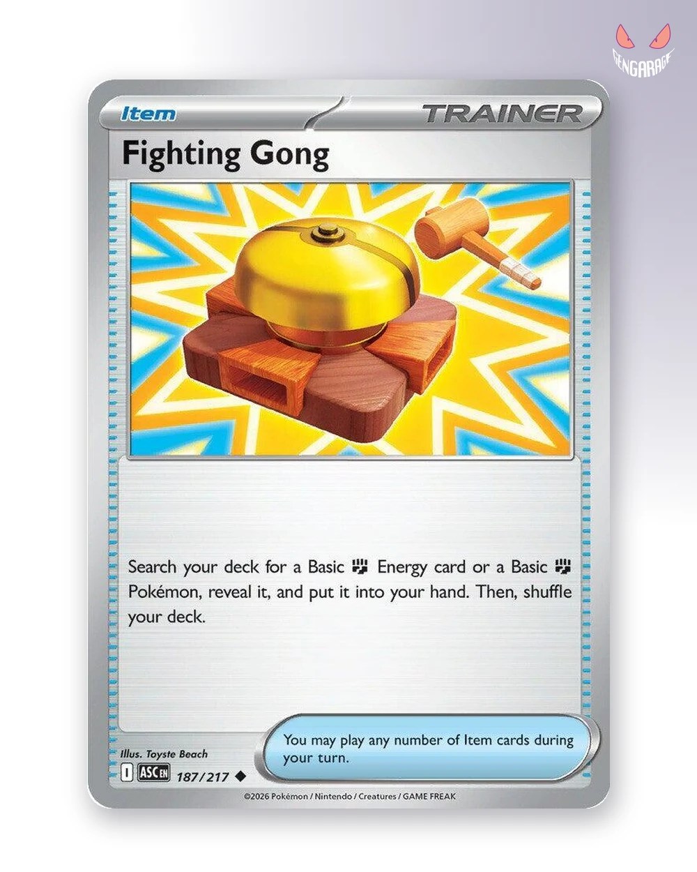 Fighting Gong 187 [NM] - Ascended Heroes